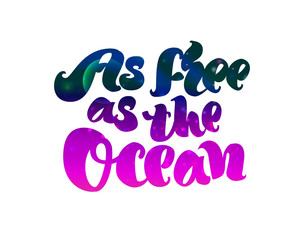 Summer time poster with decorate letters.