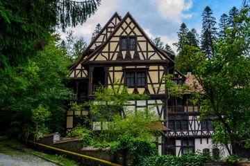 Entrance park peles castle