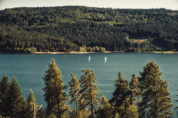 Lake Schluchsee. Black Forest. Germany