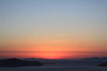 Sunset in Santorini