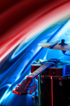 Drum and guitar