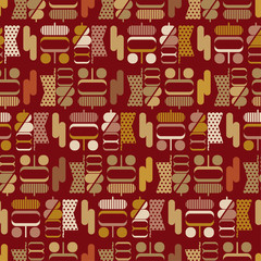 Japanese KYOTO background. Seamless pattern.Vector. 京都のパターン