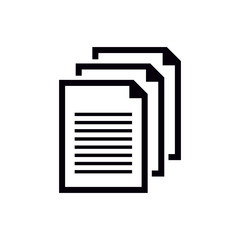 Documents vector icon