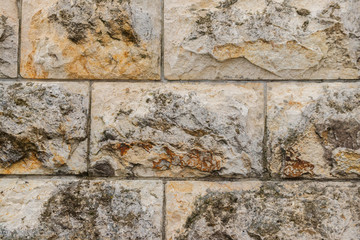 Background of the stone wall