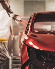 Production line of automobile plant, painting shop