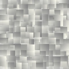 Abstract background from geometrical objects. The grey squares. Vector illustration. Eps 10.