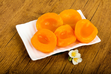Canned peaches