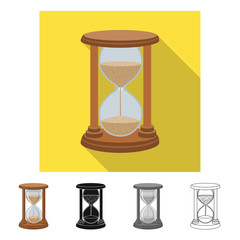 Isolated object of law and lawyer symbol. Collection of law and justice stock symbol for web.