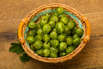 Gooseberries in the bowl