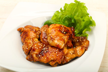 Teriyaki thighs