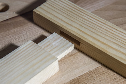 Mortise And Tennon Woodworking Joint