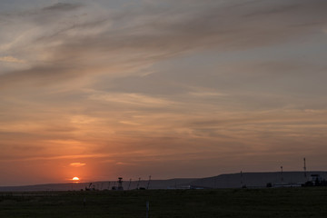Sunset shot from the airport.