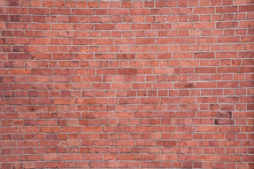 Fototapeta premium red old brick, distant plan.