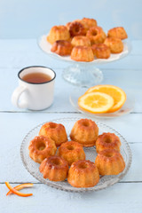 Orangen-Mini-Gugelhupfe