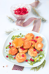 Hähnchen-Frikadellen zu Weihnachten	