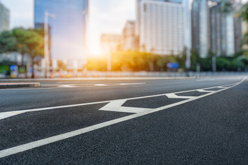 urban traffic road with cityscape in modern city of China.