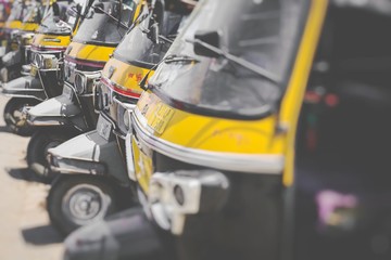 Fototapeta premium Auto rickshaws or 