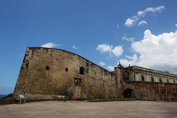 Old fortress in San Juan, Puerto Rico