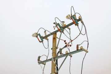 Electric power equipment in the sky