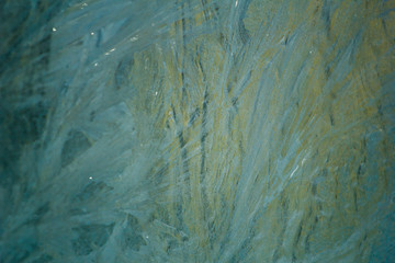patterns on frozen window