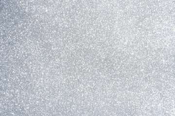 Silver and white glitter abstract bokeh background Christmas	