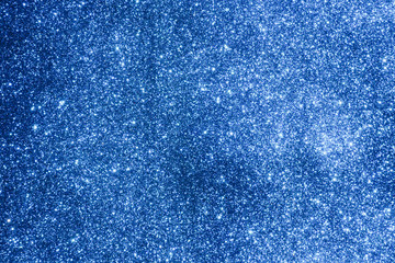 Fototapeta premium blue and white glitter abstract bokeh background Christmas 