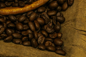 Bean Coffee close  up
