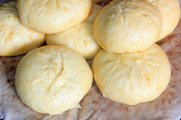 Chinese style pastry turnip steamed stuffed bun