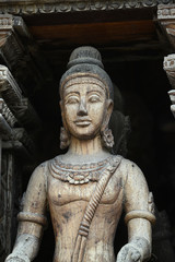 Fototapeta na wymiar Holztempel, Sanctuary of truth, Naklua, Thailand