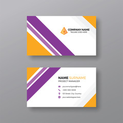Creative business card design template
