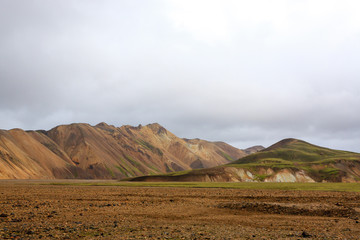 Fototapeta na wymiar Landmannalaugar area landscape, Fjallabak Nature Reserve, Iceland