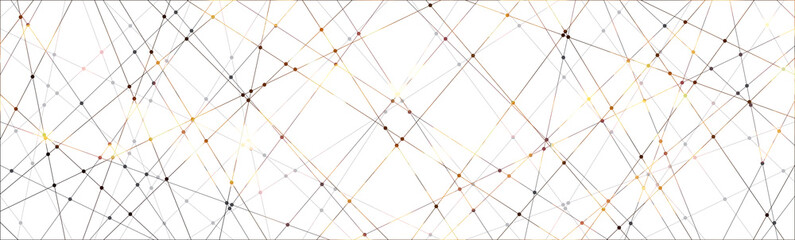 Fototapeta premium Line and dot pattern background. Technology concept.