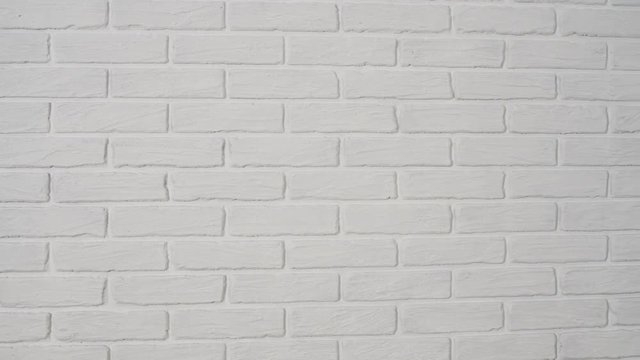 white brick wall and corner as background