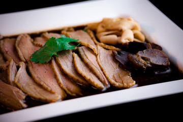 Roasted duck