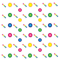 set of colored balls contemporary art rose
