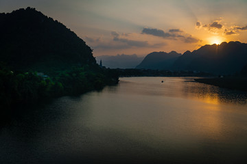 Sunset in Vietnam