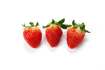 Strawberry With White Background 