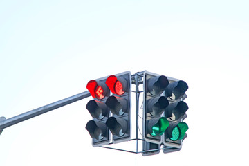 traffic signal lights