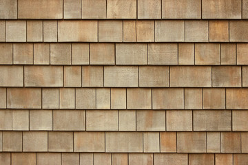 Mosaic brown wooden wall