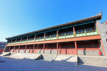 After the temple buildings scenery in mammon temple, Hohhot city, Inner Mongolia autonomous region, China