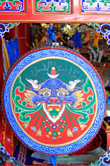 Obraz premium color pattern in the big drum