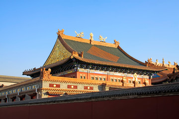 Dazhao Lamasery Building scenery, Hohhot city, Inner Mongolia autonomous region, China