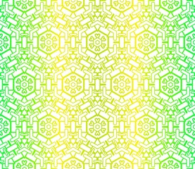 Geometric Seamless Pattern In Lace Style. Ethnic Ornament. Vector Illustration. For Interior Design, Fashion Textile Print, Wallpaper.