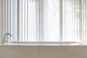 interior of modern bathroom
