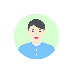 simple illustration of avatar Icon