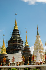 Fototapeta premium A beautiful pagoda church was built in the temple.