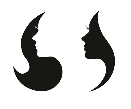 female silhouette icon
