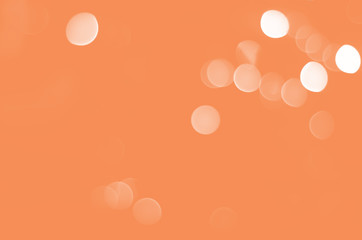 abstract orange bokeh light  background.