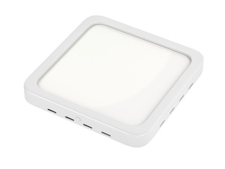 Led panel isolated on white