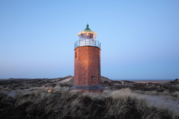Obraz premium Kampener Leuchtfeuer Sylt Leuchtturm 